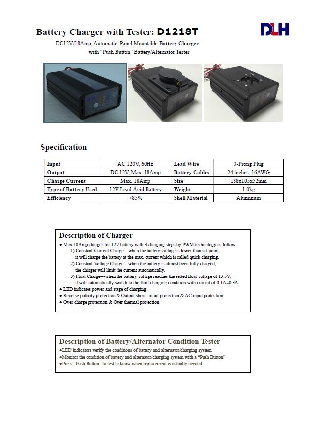 18 Amp Charger