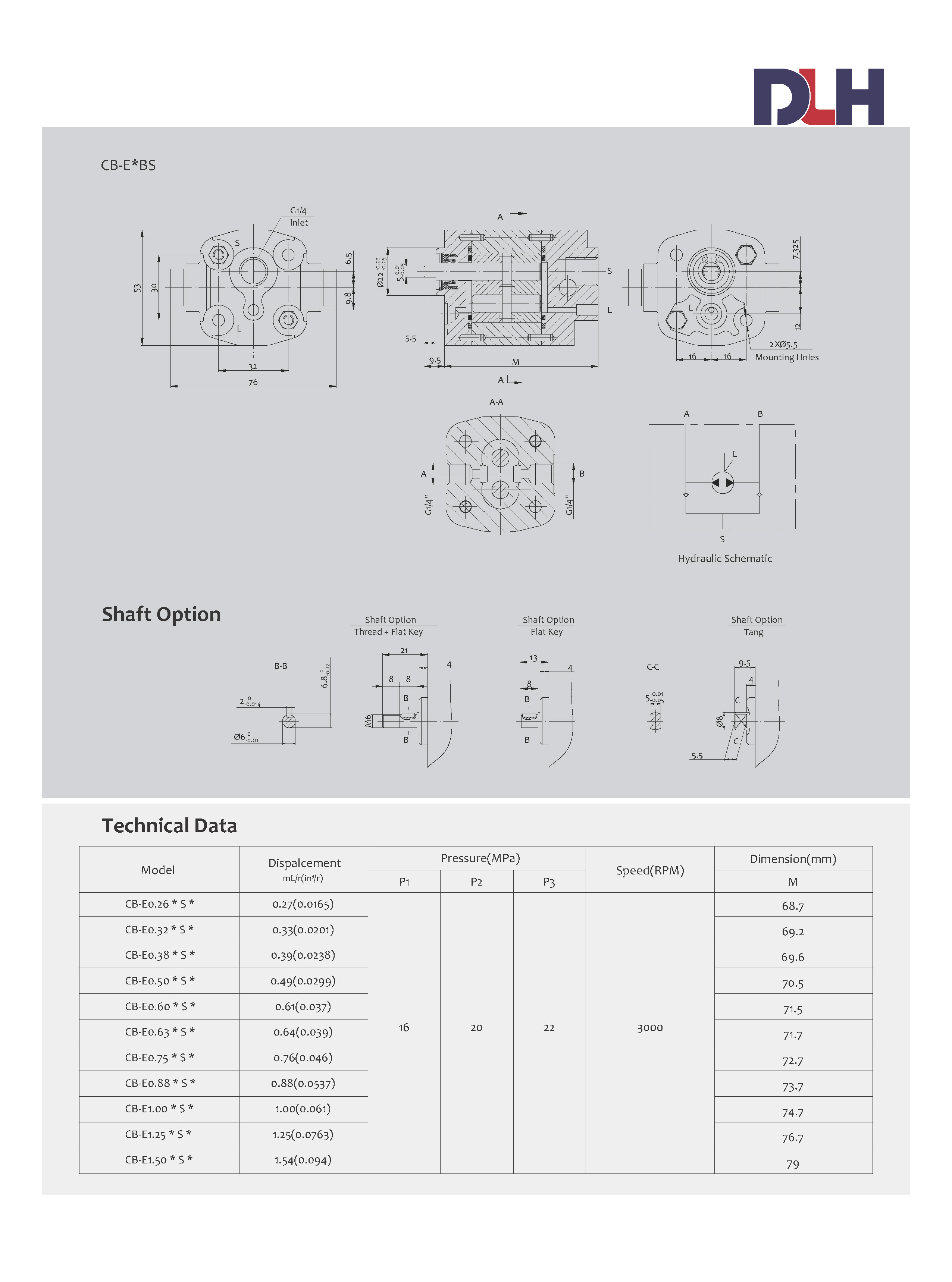 CB-E Bi- Directional Gear Pumps