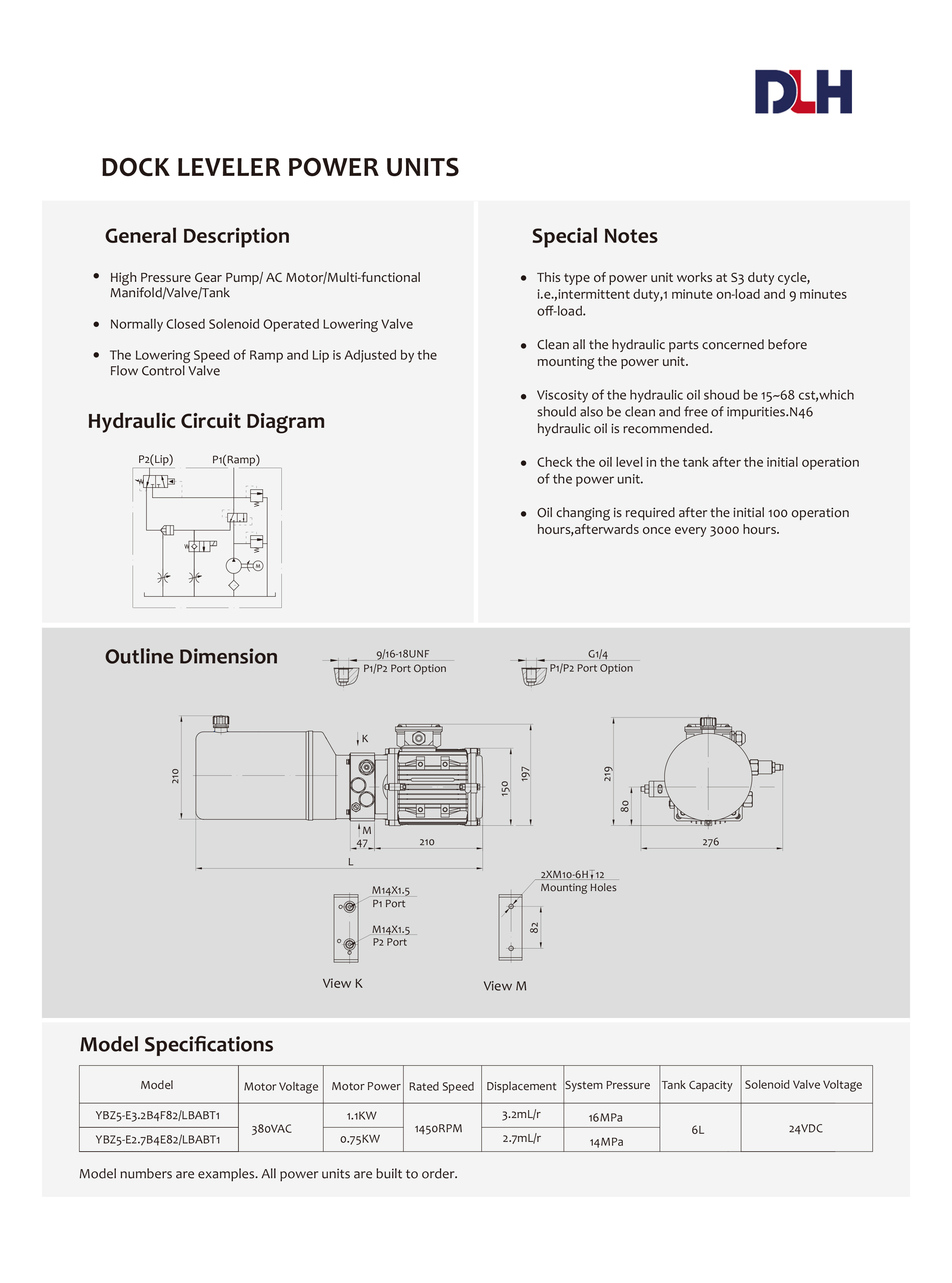 Dock Leveler Power Units