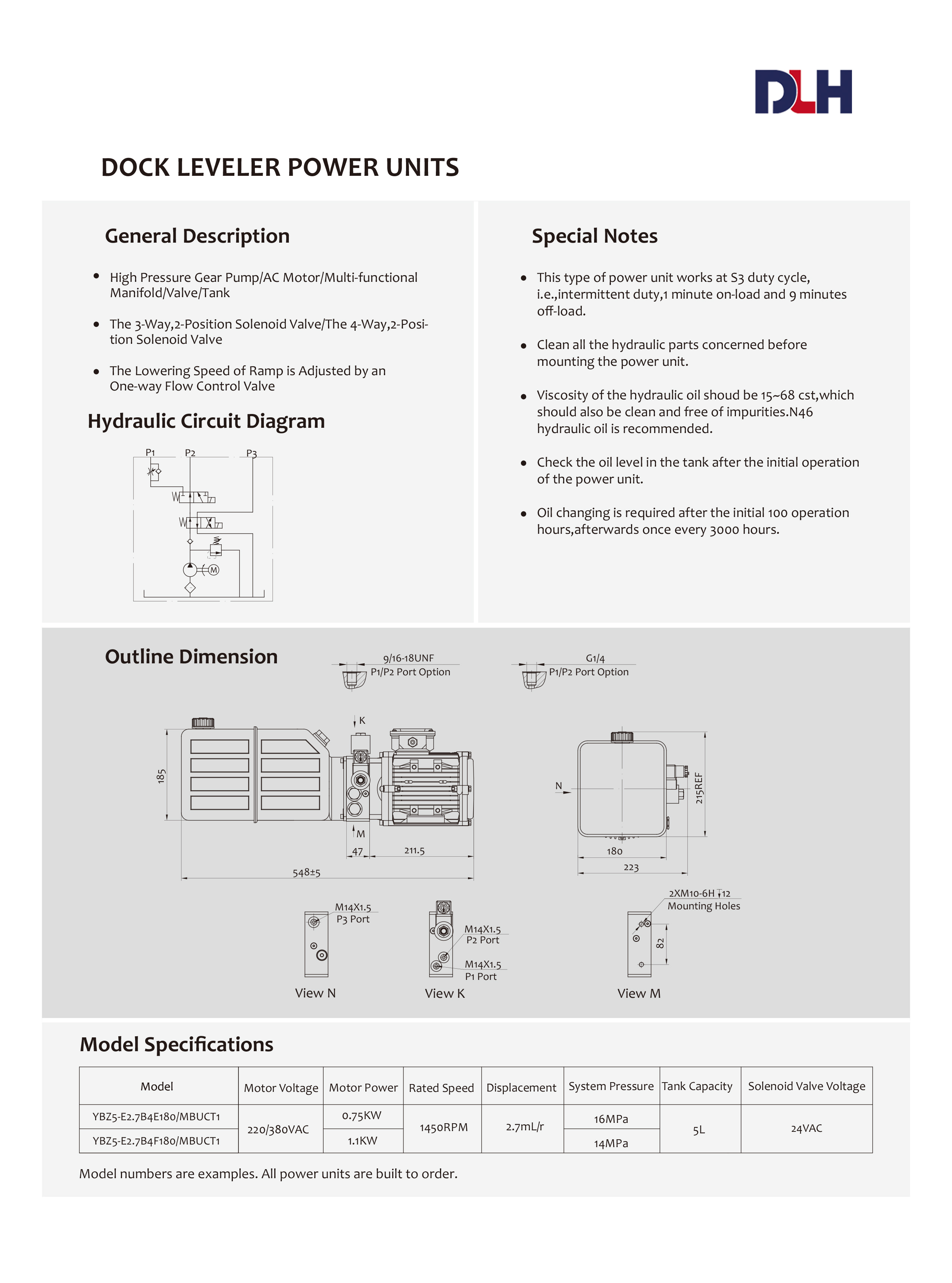 Dock Leveler Power Units