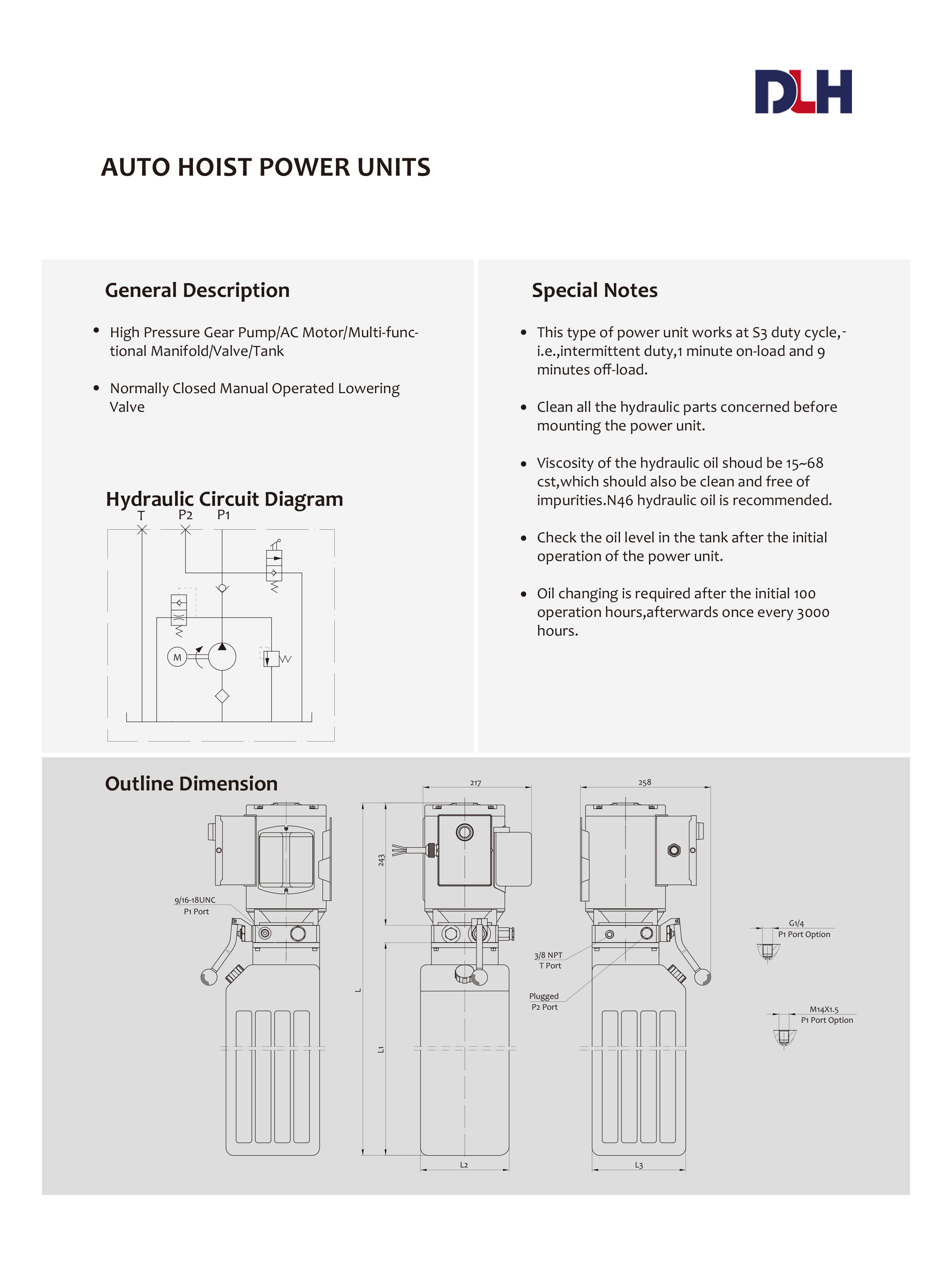 Auto Hoist Power Units